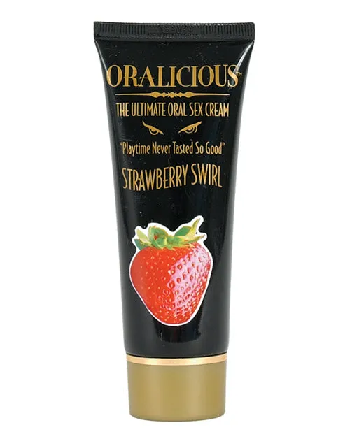 Oralicious Ultimate Oral Sex Cream 2oz Strawberry Swirl Oralicious Couples
