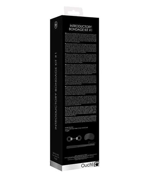Ouch Couples Ouch Kits Introductory Bondage Kit 1 3 piece kit Black