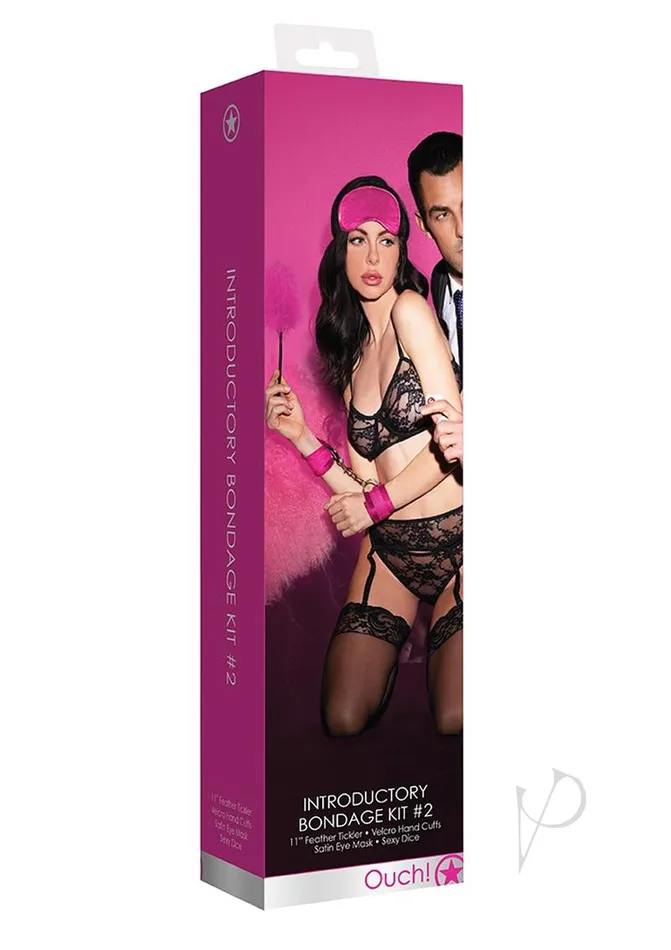Ouch Couples Ouch Kits Introductory Bondage Kit 2 4 piece kit Pink
