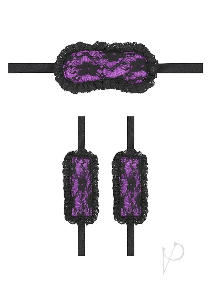 Ouch Couples Ouch Kits Introductory Bondage Kit 7 2 piece kit Purple Ouch Couples Ouch Kits Introductory Bondage Kit 7 2 piece kit Purple