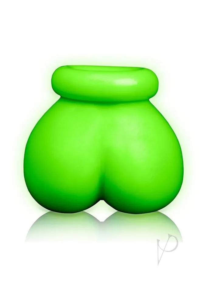 Ouch Dildos Ouch Ball Sack Glow in the Dark Green