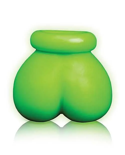 Ouch Dildos Ouch Ball Sack Glow in the Dark Green