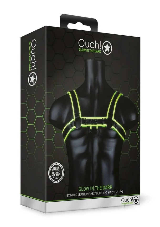 Ouch Female Sex Toys Ouch Chest Bulldog Harness Glow in the Dark LargeXLarge Green Ouch Female Sex Toys Ouch Chest Bulldog Harness Glow in the Dark LargeXLarge Green
