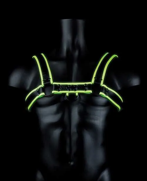 Ouch Female Sex Toys Ouch Chest Bulldog Harness Glow in the Dark LargeXLarge Green Ouch Female Sex Toys Ouch Chest Bulldog Harness Glow in the Dark LargeXLarge Green