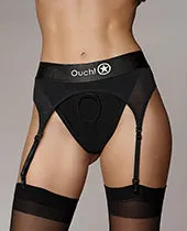 Ouch Female Sex Toys Ouch Vibrating StrapOn Thong with Adjustable Garters with Rechargeable Bullet XSSM Black Ouch Female Sex Toys Ouch Vibrating StrapOn Thong with Adjustable Garters with Rechargeable Bullet XSSM Black