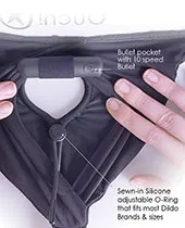 Ouch Female Sex Toys Ouch Vibrating StrapOn Thong with Adjustable Garters with Rechargeable Bullet XSSM Black Ouch Female Sex Toys Ouch Vibrating StrapOn Thong with Adjustable Garters with Rechargeable Bullet XSSM Black