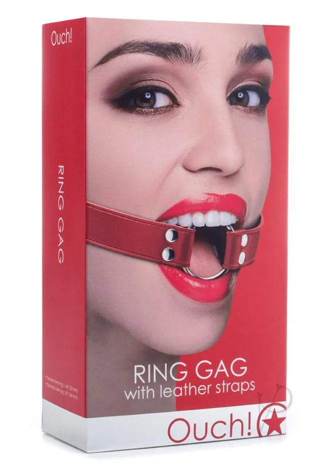 Ouch Ouch Ring Gag Red Couples