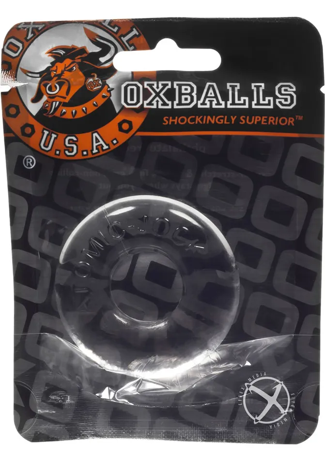Oxballs Atomic Jock DoNut2 Fatty Cock Ring Clear Oxballs Male Sex Toys