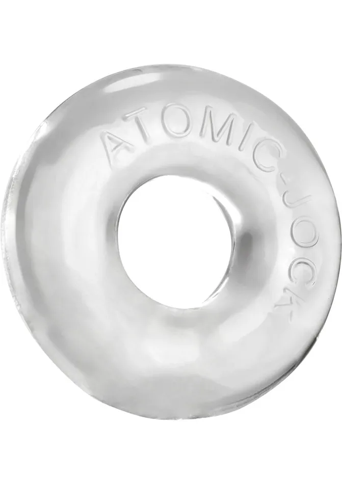 Oxballs Atomic Jock DoNut2 Fatty Cock Ring Clear Oxballs Male Sex Toys