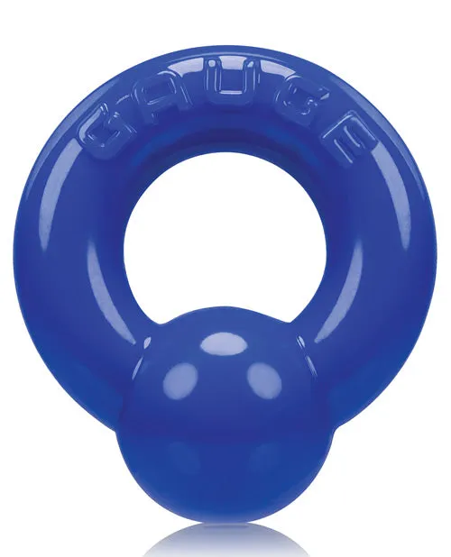 Oxballs Gauge Super Flex Cock Ring Blue Oxballs Male Sex Toys