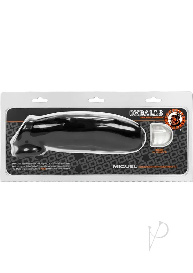 Oxballs Male Sex Toys Oxballs Miguel Cock SheathbPenis Sleeve Black