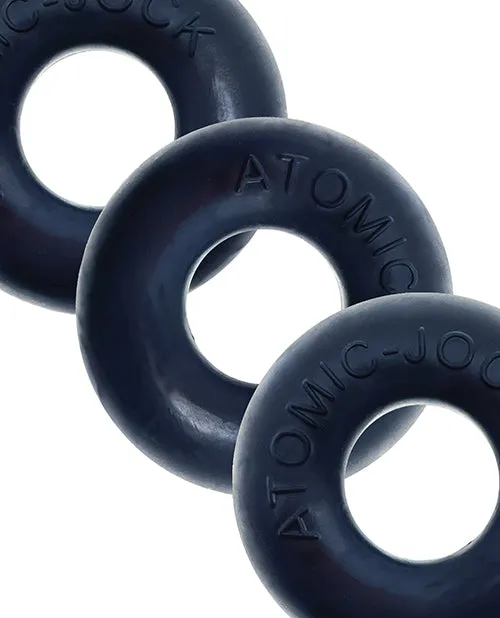 Oxballs Ringer Plus Silicone Cock Ring 3 Pack Night Edition Oxballs Male Sex Toys