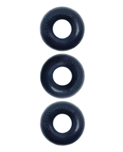 Oxballs Ringer Plus Silicone Cock Ring 3 Pack Night Edition Oxballs Male Sex Toys