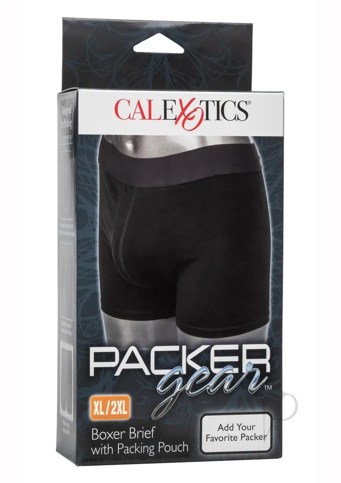 Packer Gear Packer Gear Boxer Brief with Packing Pouch XL2XL Black Female Sex Toys Packer Gear Packer Gear Boxer Brief with Packing Pouch XL2XL Black Female Sex Toys