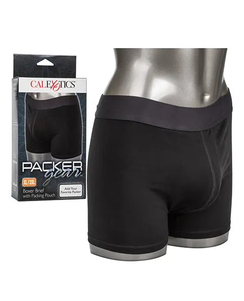 Packer Gear Packer Gear Boxer Brief with Packing Pouch XL2XL Black Female Sex Toys