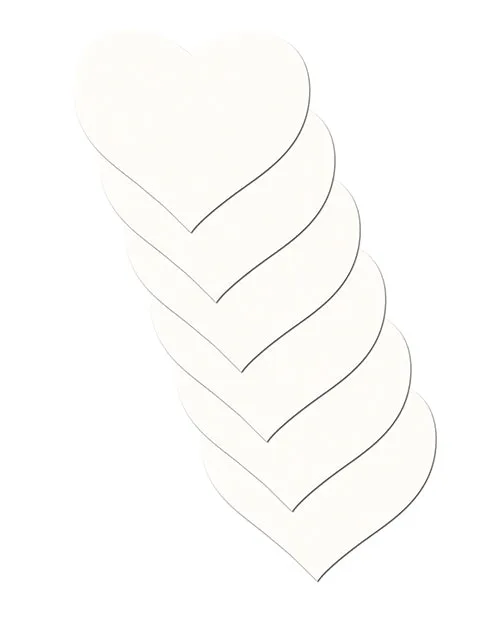 Pastease Anal Pastease Refill Heart Double Stick Shapes Pack of 3 OS