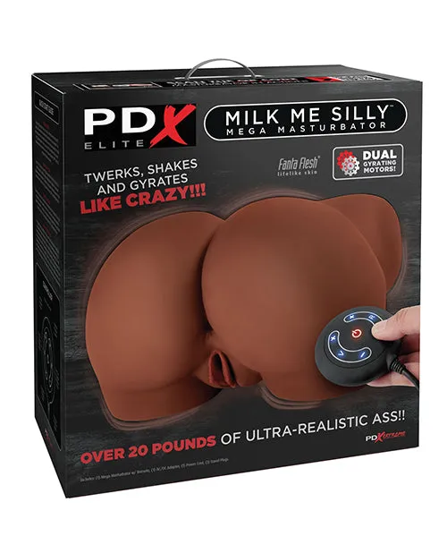 Pdx Elite Male Sex Toys PDX Elite Milk Me Silly Plug In Pussy and Ass Mega Masturbator with Remote Control Chocolate Pdx Elite Male Sex Toys PDX Elite Milk Me Silly Plug In Pussy and Ass Mega Masturbator with Remote Control Chocolate