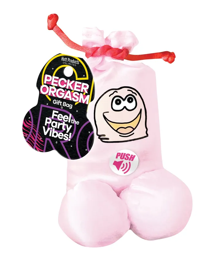 Pecker Orgasm Gift Bag Pink Hott Products Vibrators