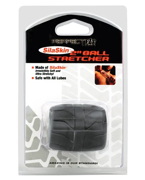 Perfect Fit Anal Perfect Fit Ball Stretcher SilaSkin 2in Black