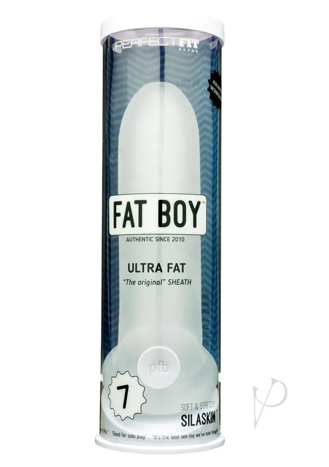 Perfect Fit Anal Perfect Fit Fat Boy Ultra Fat The Original Sheath 7in Clear Perfect Fit Anal Perfect Fit Fat Boy Ultra Fat The Original Sheath 7in Clear