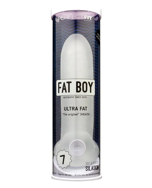 Perfect Fit Anal Perfect Fit Fat Boy Ultra Fat The Original Sheath 7in Clear