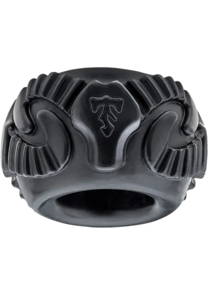 Perfect Fit Perfect Fit Tribal Son Ram Ring Cock Ring Black Male Sex Toys
