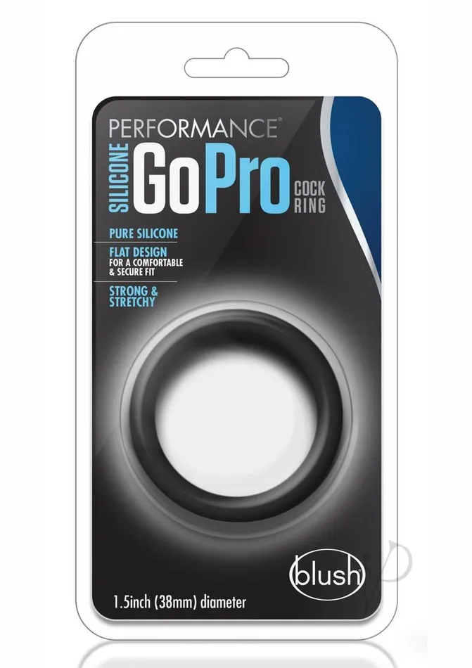 Performance Male Sex Toys Performance Silicone Go Pro Cock Ring Black