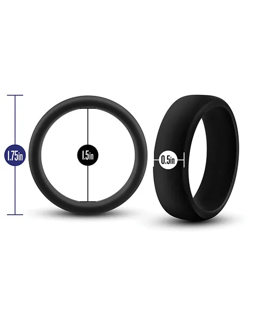 Performance Male Sex Toys Performance Silicone Go Pro Cock Ring Black
