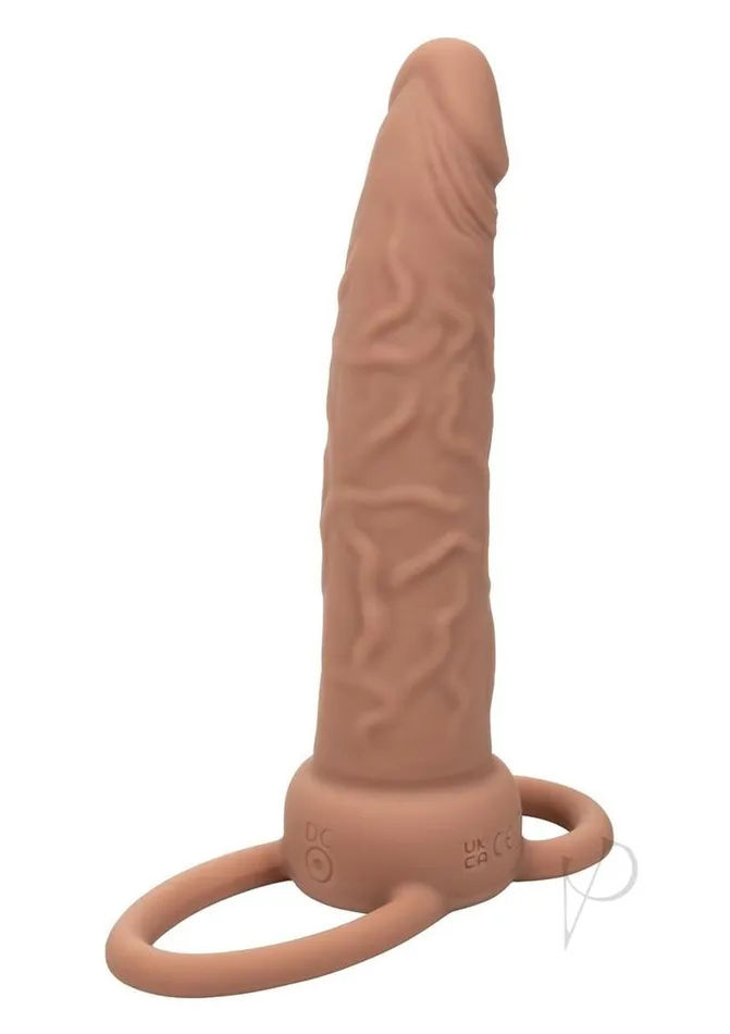 Performance Maxx Performance Maxx Rechargeable Silicone Dual Penetrator Chocolate Female Sex Toys
