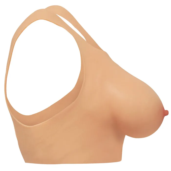 Perky Pair D Cup Wearable Silicone Breasts Master Series Male Sex Toys
