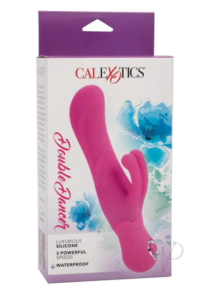 Personality Vibes Double Dancer Silicone Rabbit Vibrator Pink Vibrators