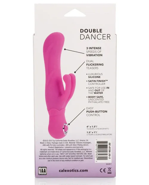 Personality Vibes Double Dancer Silicone Rabbit Vibrator Pink Vibrators