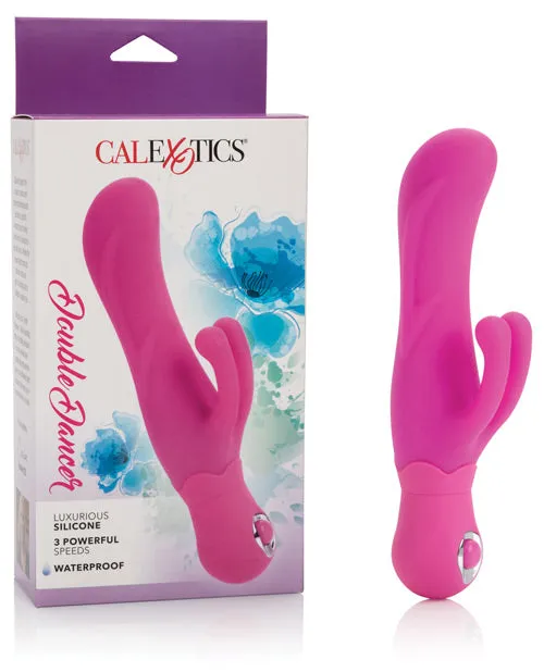 Personality Vibes Double Dancer Silicone Rabbit Vibrator Pink Vibrators