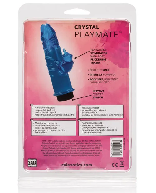 Personality Vibes Vibrators Crystal Playmate Dual Vibrating Rabbit Vibrator Blue Personality Vibes Vibrators Crystal Playmate Dual Vibrating Rabbit Vibrator Blue