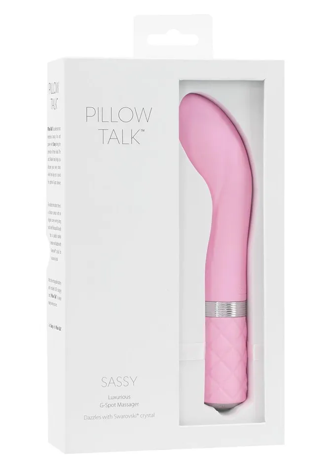 Pillow Talk Sassy Silicone Rechargeable GSpot Vibrator Pink Pillowtalk Vibrators
