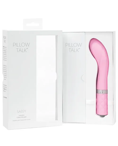 Pillow Talk Sassy Silicone Rechargeable GSpot Vibrator Pink Pillowtalk Vibrators