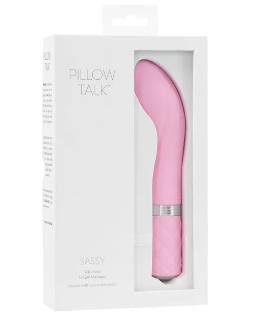 Pillow Talk Sassy Silicone Rechargeable GSpot Vibrator Pink Pillowtalk Vibrators