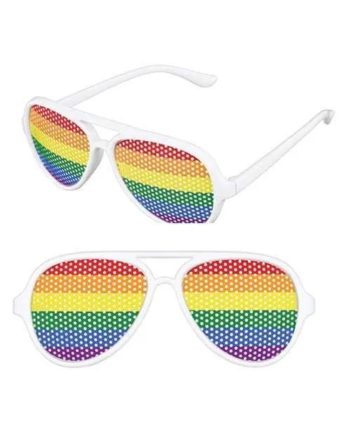Pinhole Glasses Rainbow Beistle Anal