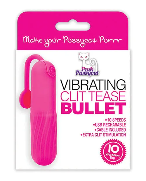 Pink Pussycat Vibrators Pink Pussycat Vibrating Clit Tease Rechargeable Silicone Stimulator Pink Pink Pussycat Vibrators Pink Pussycat Vibrating Clit Tease Rechargeable Silicone Stimulator Pink