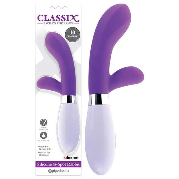 Pipedream Vibrators Classix Purple GSpot Rabbit Vibrator
