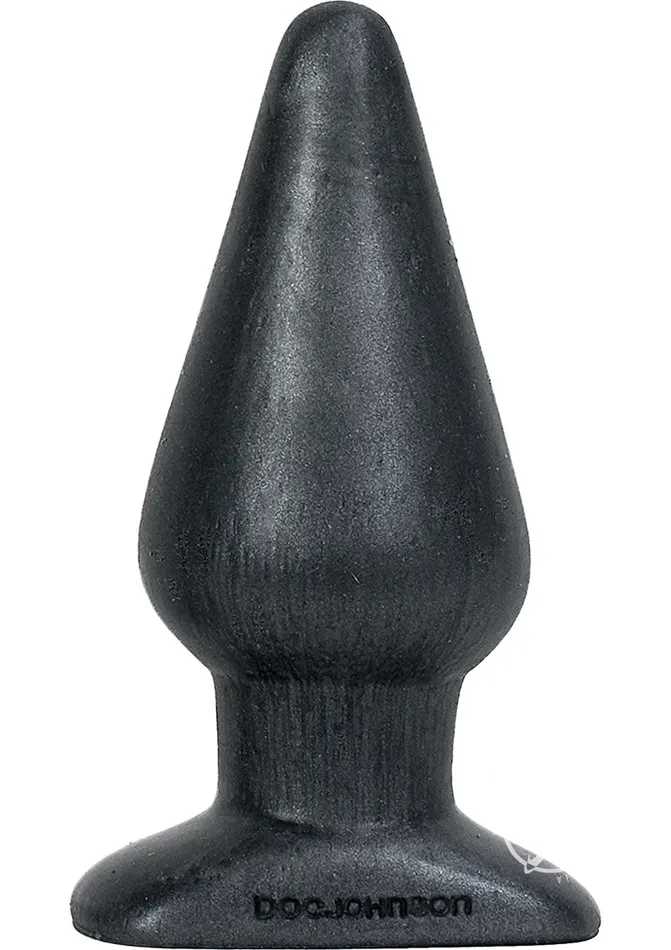 Platinum Premium Silicone The Super Big End Large Anal Plug Charcoal Platinum Premium Silicone Male Sex Toys