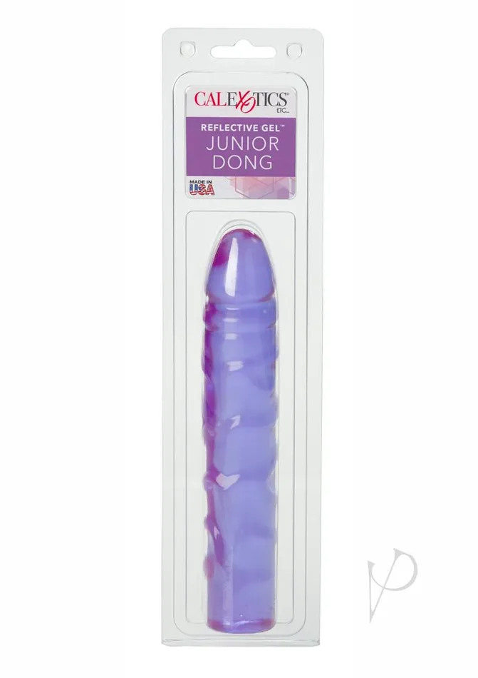 Playful Dongs Reflective Gel Junior Dildo 75 Purple Dildos