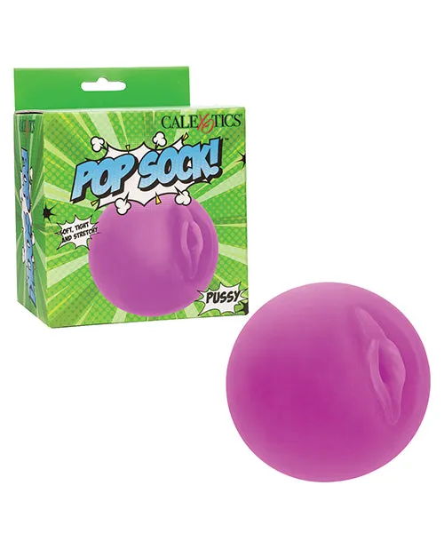 Pop Sock Male Sex Toys Pop Sock Pussy Stroker Purple