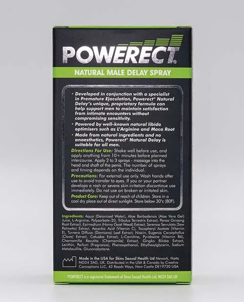 Powerect Vibrators Powerect Natural Delay Spray 30ml