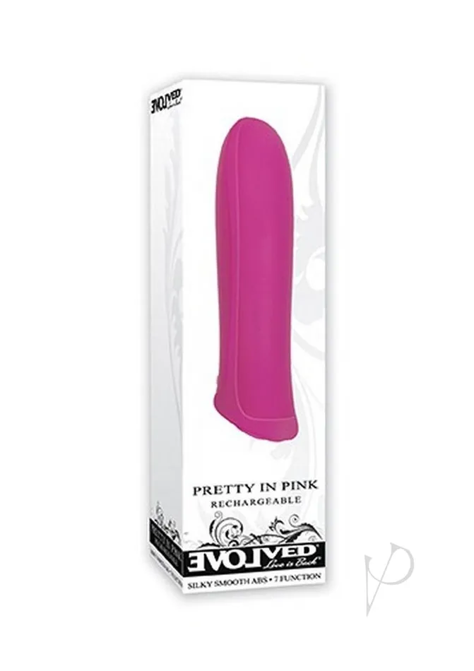 Pretty In Pink Rechargeable Bullet Pink Evolved Vibrators