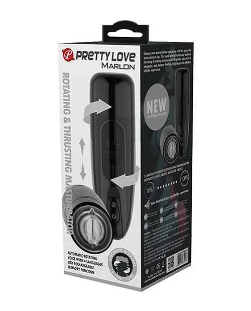 Pretty Love Marlon Thrusting Rotating Masturbator Black Pretty Love Vibrators Pretty Love Marlon Thrusting Rotating Masturbator Black Pretty Love Vibrators