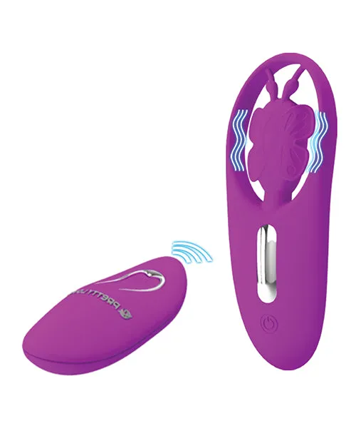 Pretty Love Vibrators Pretty Love Dancing Butterfly Panty Vibe wFree Panty Fuchsia