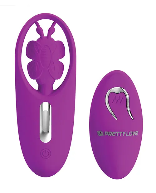 Pretty Love Vibrators Pretty Love Dancing Butterfly Panty Vibe wFree Panty Fuchsia