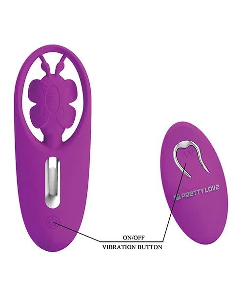 Pretty Love Vibrators Pretty Love Dancing Butterfly Panty Vibe wFree Panty Fuchsia