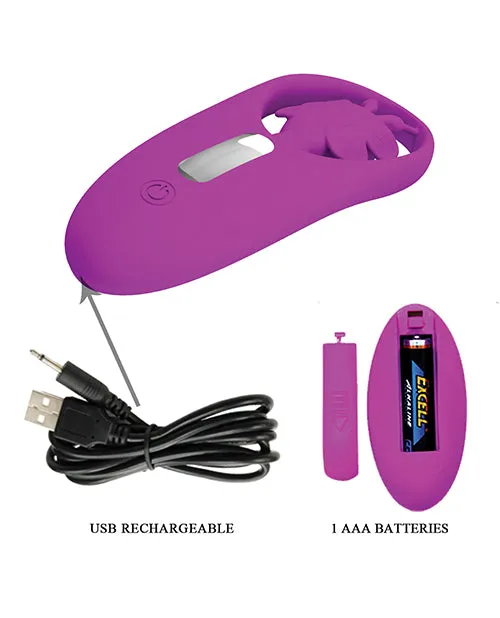 Pretty Love Vibrators Pretty Love Dancing Butterfly Panty Vibe wFree Panty Fuchsia